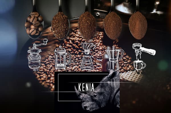Nyrostat malet kaffe Arabica Kenya 500g