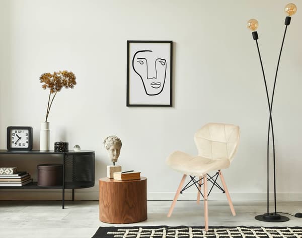 MURET VELVET verhoiltu tuoli, sametti beige