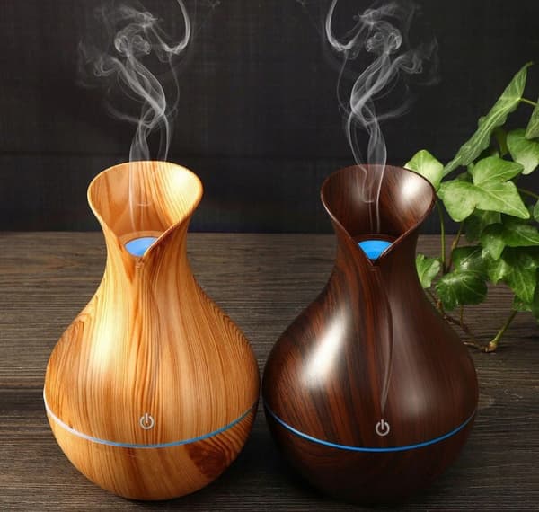 LUFTFUKTARE AROMATERAPI OLJEDIFFUSER LED-LAMPA FÖRDUNSTNING