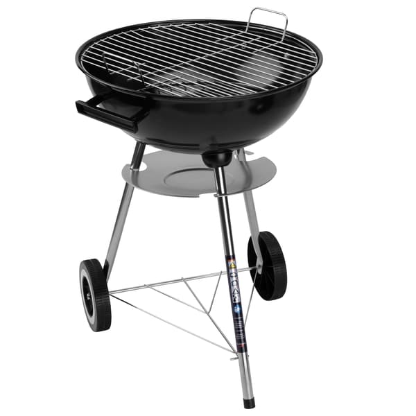RUND svart trädgård kolgrill