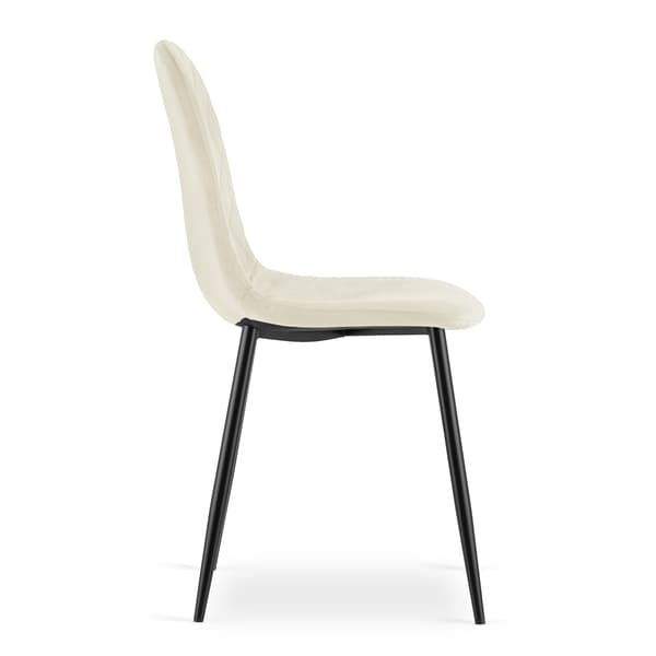 ASTI stol - beige sammet x 1