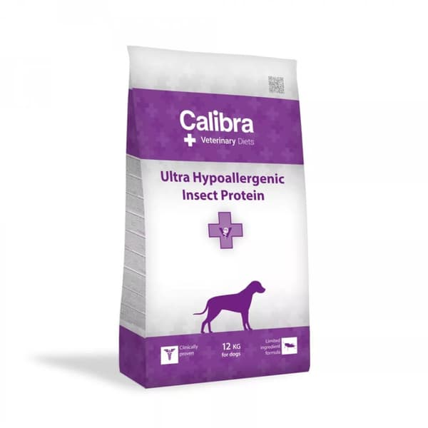 CALIBRA Veterinary Diets HypoSkin&Coat Support tørfoder til hunde 12 kg