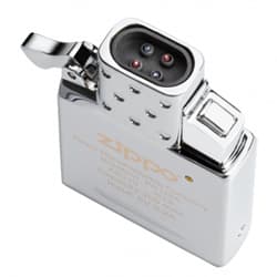 Zippo børstet forkromet plasma-USB-lighter