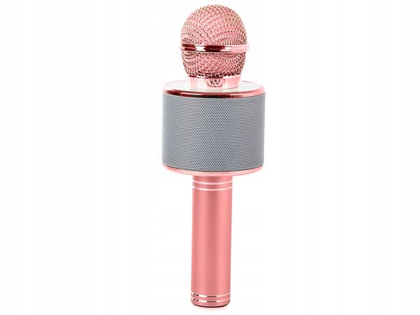 MIKROFON BLUETOOTH WS-858 LYSERØD (50) GAB_B