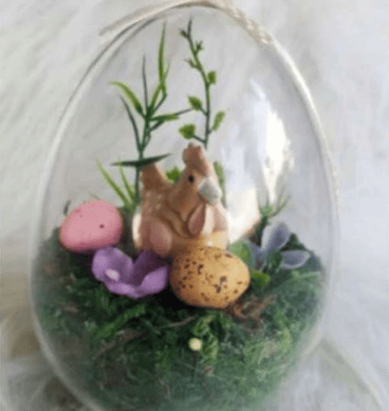 Akrylägg för dekoration stående 9 cm 5 st