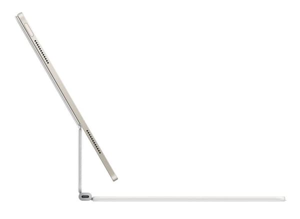 Apple Magic Keyboard för iPad Air 13 tum M3 vit engelsk internationell layout