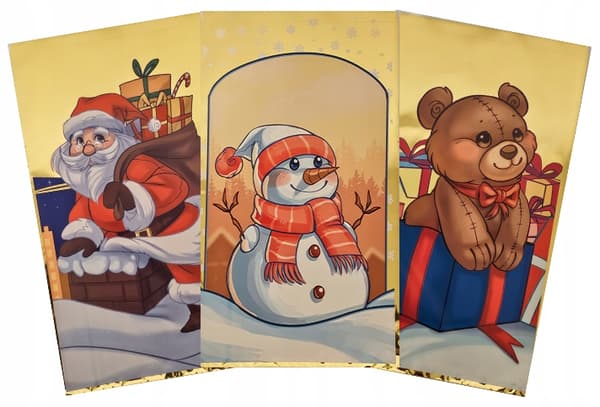 FOLIEPÅSAR Julklappspåsar för presenter 20x35cm 10st.