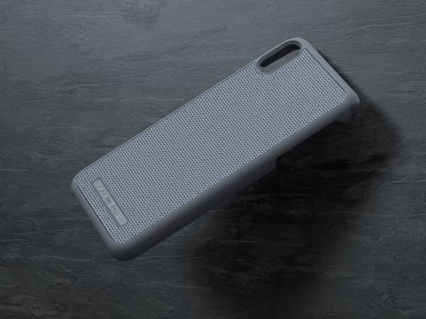 Nordic Elements Original Idun - iPhone Xs Max -kangaskotelo (keskiharmaa)