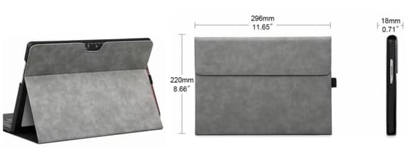TABLET- OG TASTATURETUIS til Microsoft Surface Pro X / 9 / 10 / 11 13"