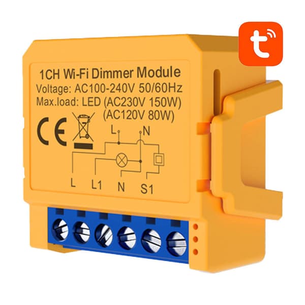 Avatto DMS16-2 TUYA Smart väggmonterad WiFi-switch