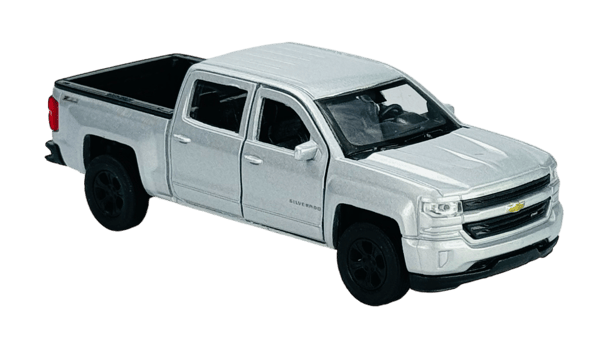 WELLY 2017 CHEVROLET SILVERADO SILVER 1:34 43750