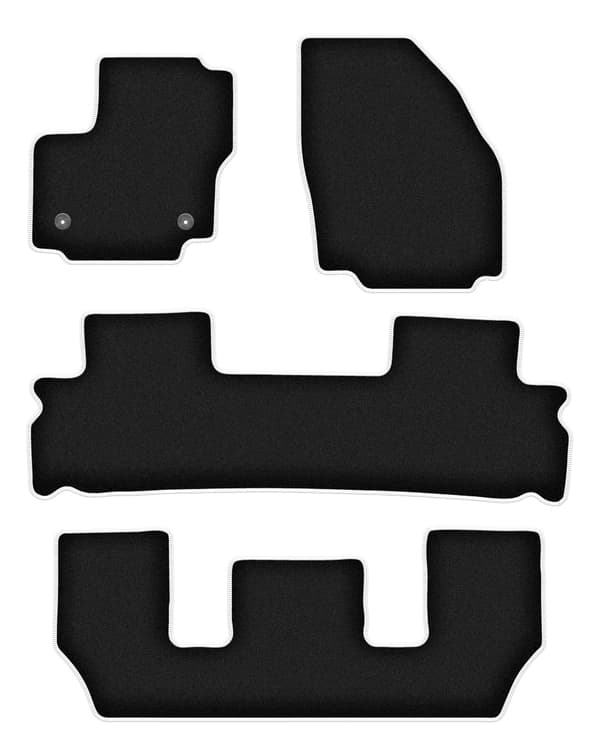 Bilmattor CARLUX-SILVER för: Ford S-MAX MK1 FL 7-sits (2012-2015)