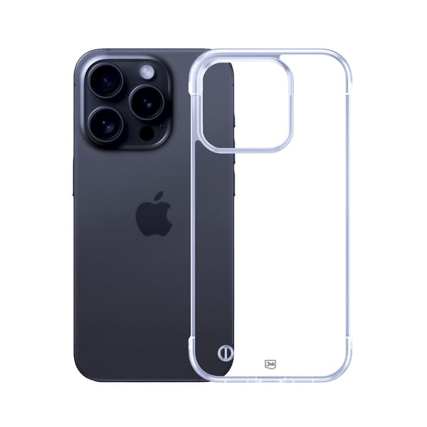 Apple iPhone 15 Pro Max - 3mk Just20g Gennemsigtigt Etui