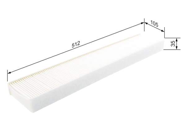 KABINEFILTER 1987432073 BOSCH