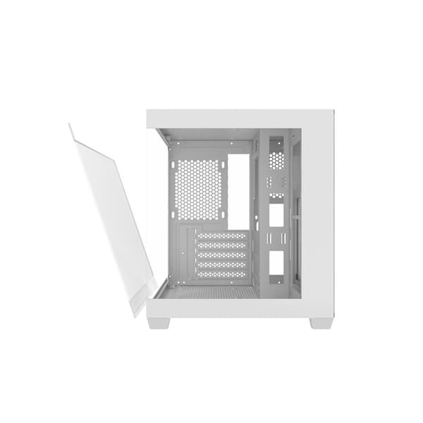 darkflash C275P blæserløs computerkasse (hvid)