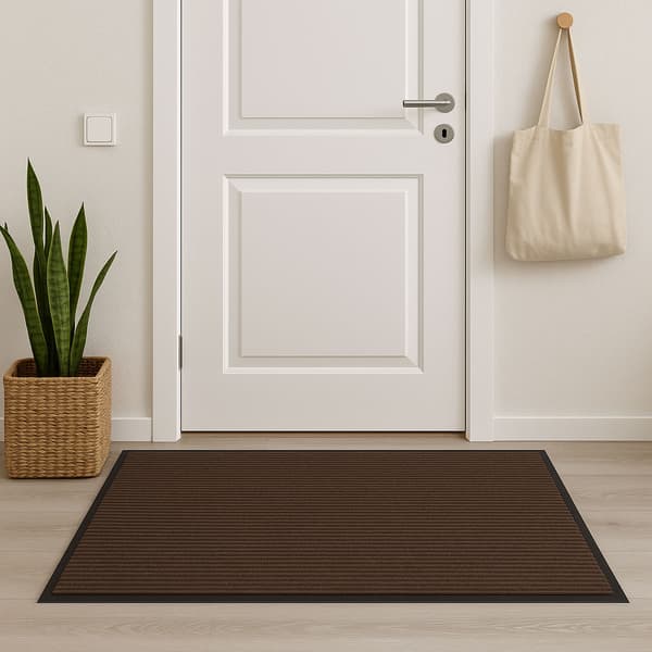 Dørmåtte til sko 60x90 cm Susana brun