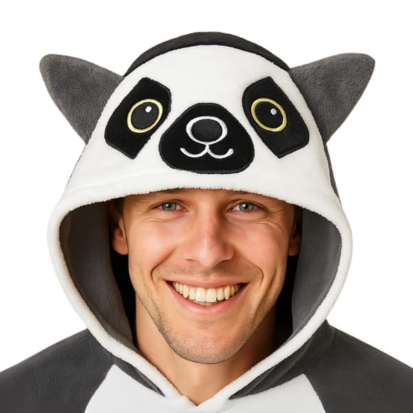 Kigurumi-pyjamas Lemur M: 155 - 165 cm
