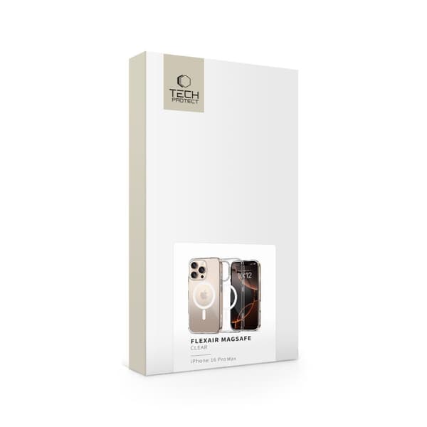 TECH-PROTECT FLEXAIR MAGSAFE IPHONE 16 PRO MAX KLAR