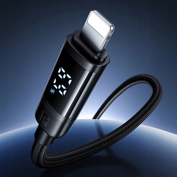 MCDODO Laddkabel USB-C Blixtsnabb Laddning för iPhone 1M LED