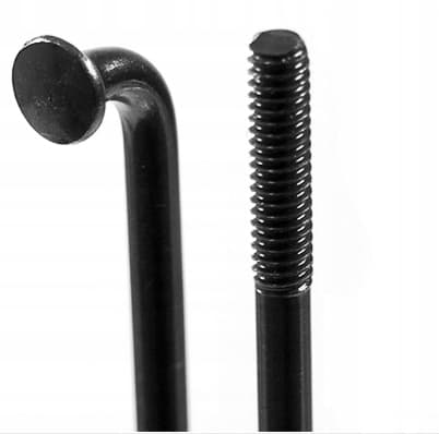 Sapim Leader Black eger 2,0 mm sort rustfrit stål (uden nippel)