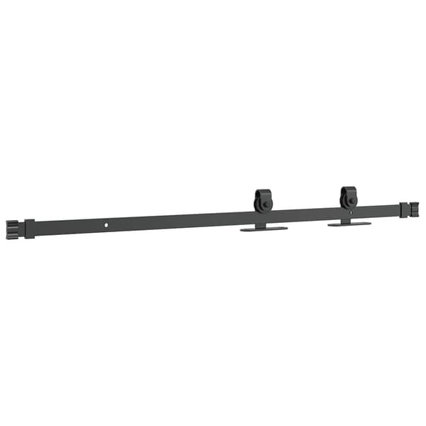 vidaXL Skjutdörrssystem för möbler, 91 cm, kolstål
