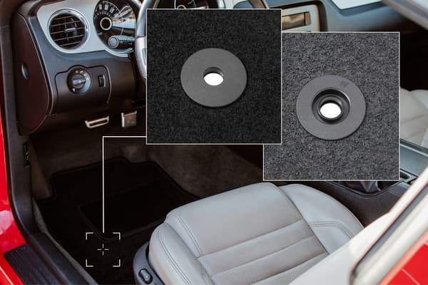 Forreste bilmåtter til Kia e-Soul II / Soul EV hatchback (2020-) sorte