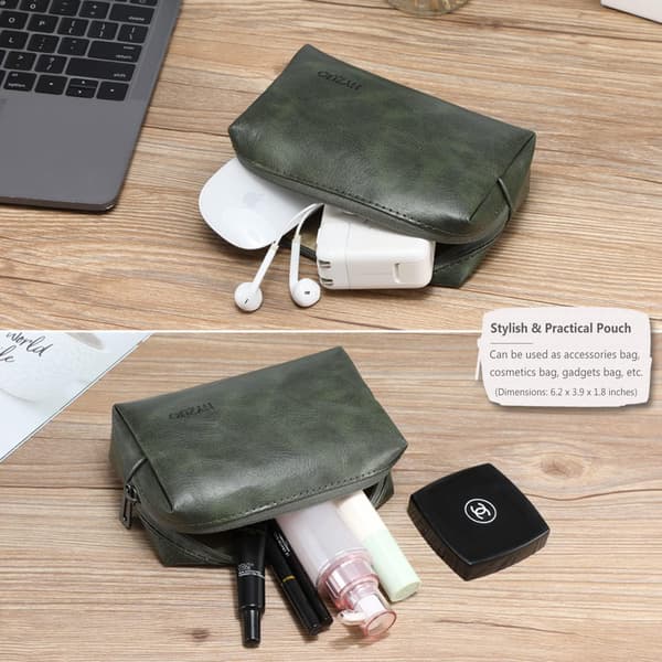 BÆRBAR TIL TABLET/NOTEBOOK MØRKEGRØN 13" + MINI TASKE