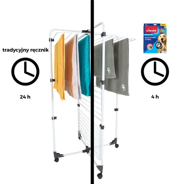 Vileda Pet Pro Mikrofiberhåndklæde XL