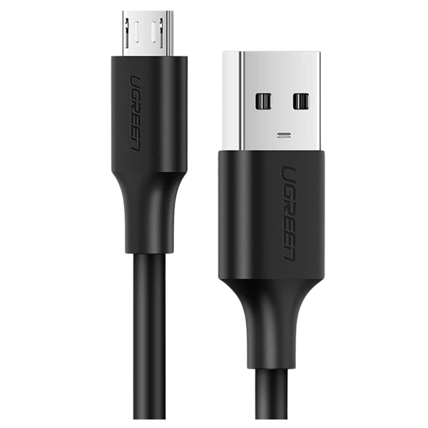 UGREEN US289 USB til Micro USB-kabel QC 3.0 2.4A 0,25m (sort)