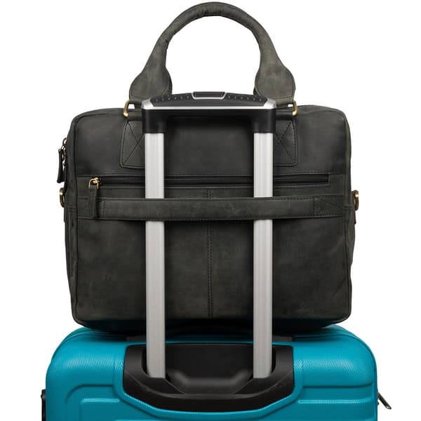 Stor A4-laptoptaske til mænd i læder, 15'4 XL, Beltimore