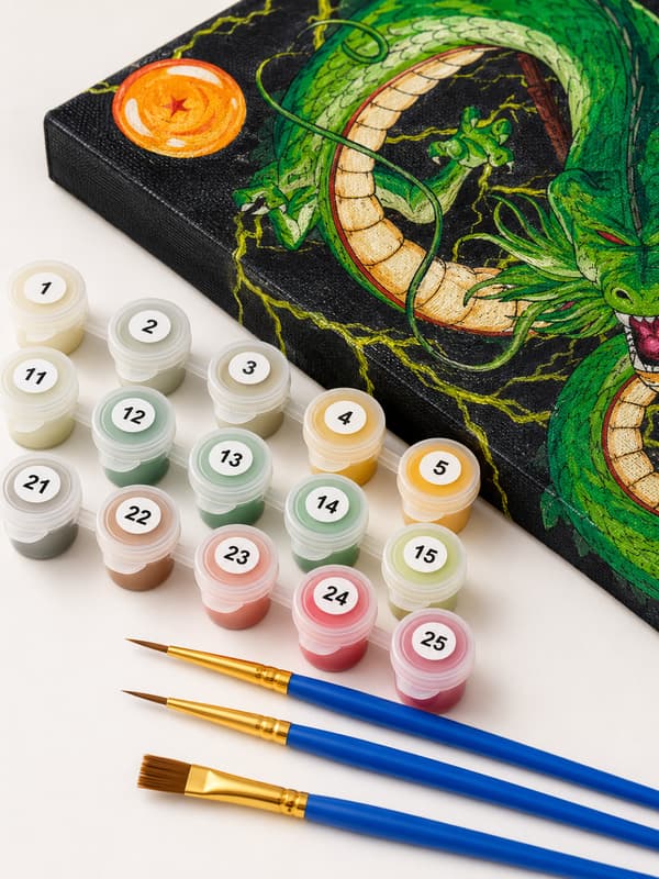 Målning med siffror Dragon Ball Shenron 40x50 cm