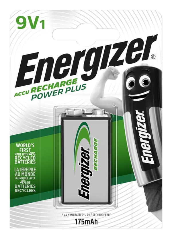 6F22 AKU 1BL Energizer 175mAh 9V HR22