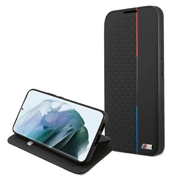 BMW BMBKS22MTRTBK S22+ S906 etui sort/sort reol M Collection Triangles