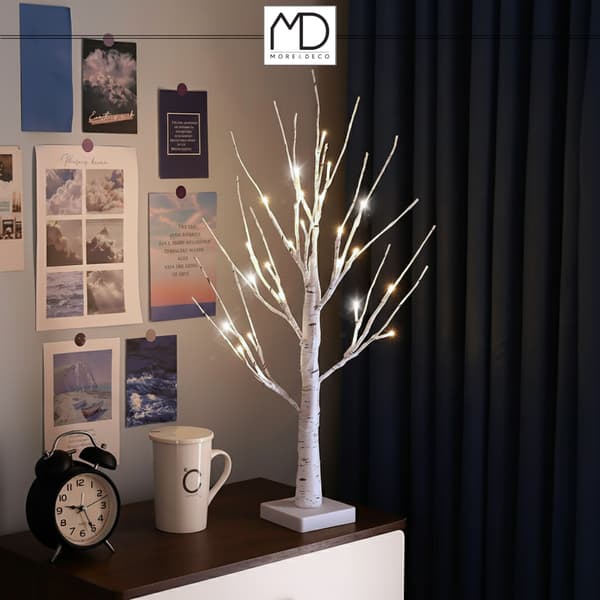 FLASH JULETRÆ BIRK LED JULEPYNT 150CM 120 LED VARM