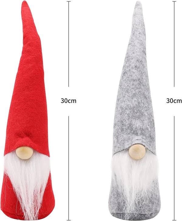 JULGNONNER JULDEKORATION 2 st 30cm