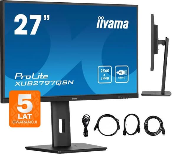 IIYAMA XUB2797QSN-B2 näyttö musta