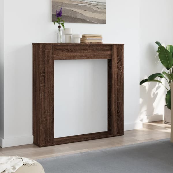 vidaXL Spismantel brun ek 100x20x100 cm