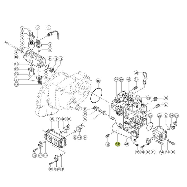 Hydrauliöljyn suodatin WH980/3 Mann-suodatin