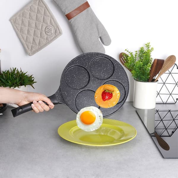Granitpande til æg 4 huller GRANDE 27 cm