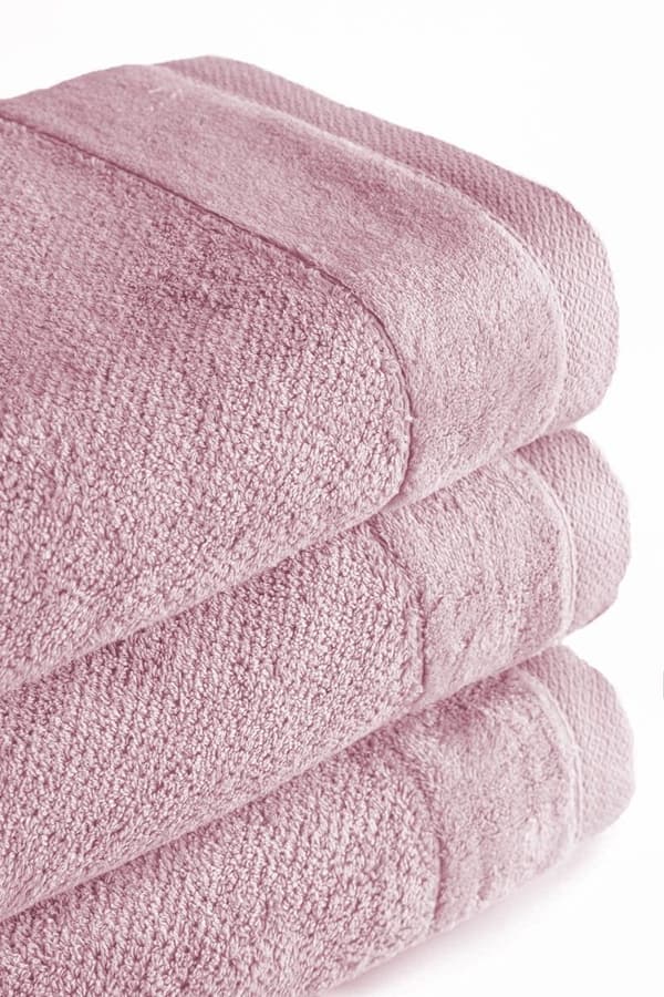 Vito Håndklæde 50x90 Pink 550g 100% Bomuld