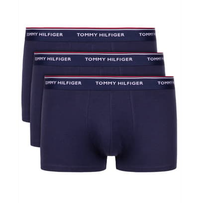 Tommy Hilfiger herr 3-pack boxershorts - marinblå, storlek S