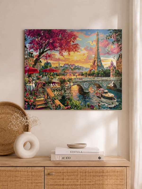 Målning med siffror Paris magnifika 50x40cm