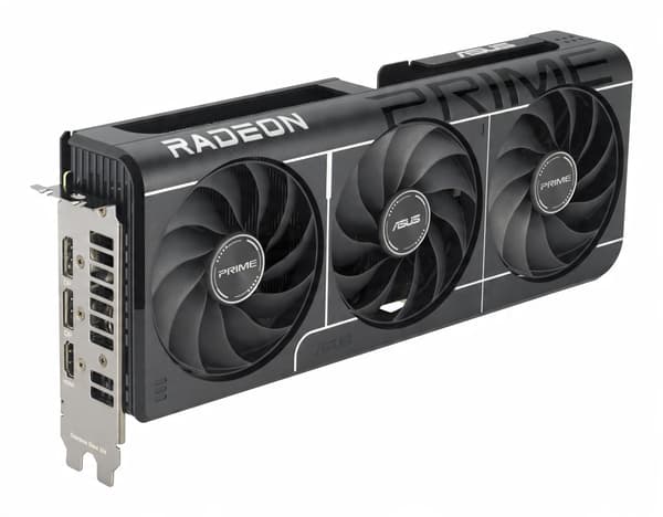 ASUS PRIME RX9060XT O16G Grafikkort, 16 GB, AMD RDNA 4