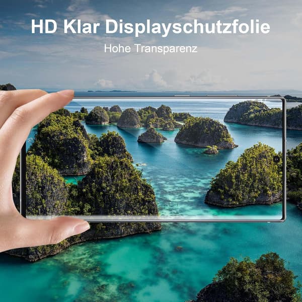 2x 9H HÄRDAT GLAS FÖR SAMSUNG GALAXY NOTE 10+ RUNDADE KANTER