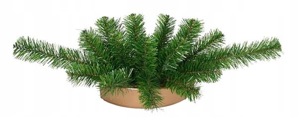 Konstgjord bas för kyrkogårdsdekoration, grön båt, 29 cm