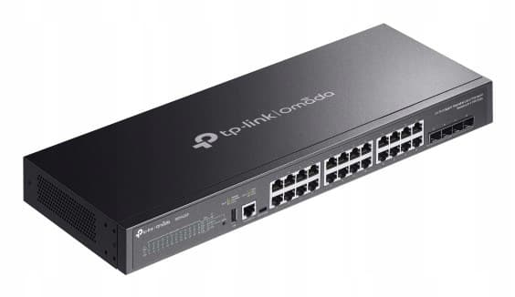 TP-LINK SG5428X switch, 24 Gigabit-porte, 4 SFP+ slots