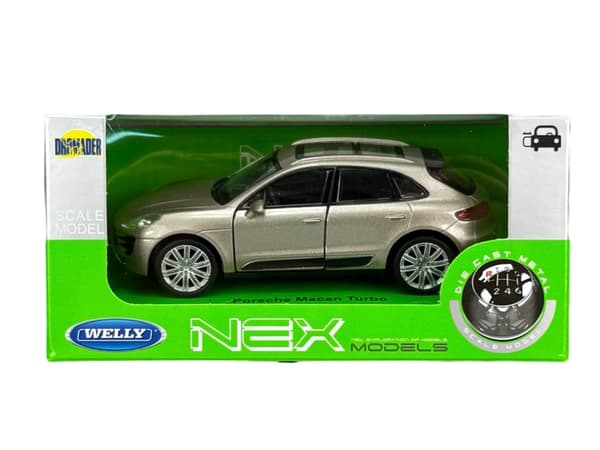 Welly porsche macan turbo guld 1:34 43673