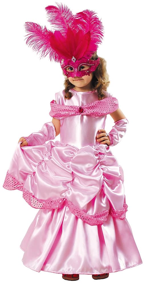 Kostumebalkjole PRINSESSE 110/116 cm