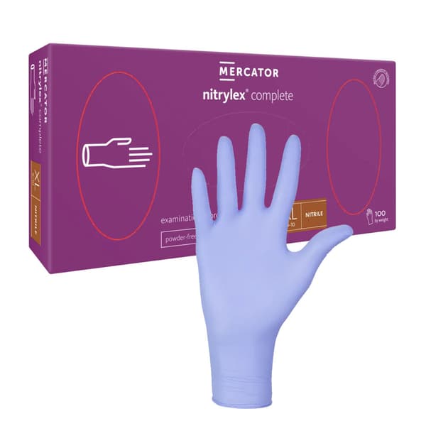 Mercator Nitrylex Complete XL lila nitrilhandskar 100 st