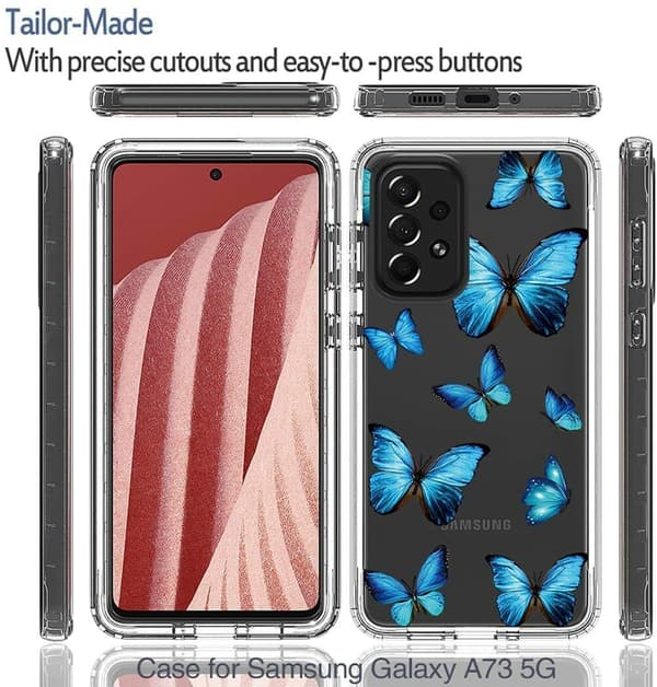 TRANSPARENT ETUI TIL SAMSUNG GALAXY A73 5G